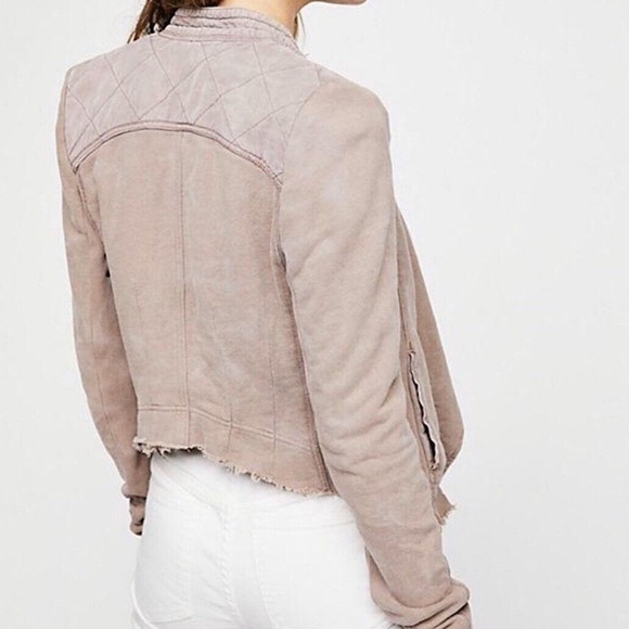 Free People Shrunken Moto Jacket - Picture 6 of 7